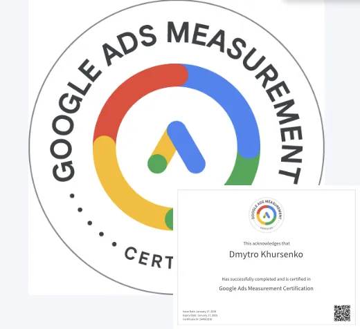 Сертификация Google · Оценка эффективности